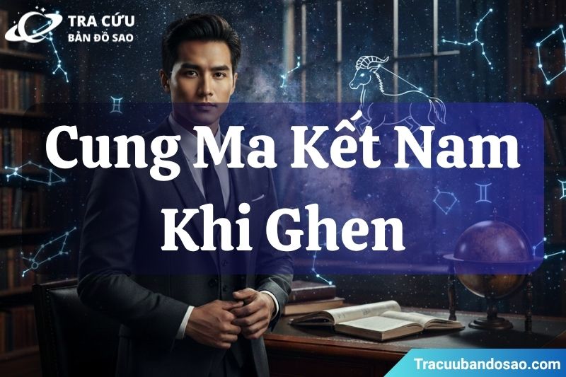 Ma Kết nam khi ghen âm thầm, lạnh lùng và có xu hướng kiểm soát.