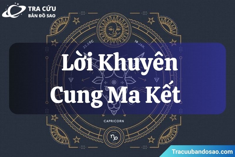 Người có Ma Kết nên cởi mở cảm xúc và dành thời gian quan tâm nhiều hơn trong các mối quan hệ. Người có Ma Kết nên cởi mở cảm xúc và dành thời gian quan tâm nhiều hơn trong các mối quan hệ.