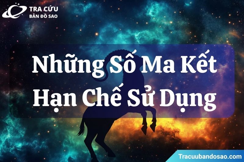 Ma Kết nên hạn chế số 3 và 5 vì chúng tượng trưng cho sự thiếu ổn định. Ma Kết nên hạn chế số 3 và 5 vì chúng tượng trưng cho sự thiếu ổn định.