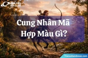 Cung Nhân Mã hợp với các màu tím, xanh dương và đỏ, giúp tăng may mắn và năng lượng tích cực.